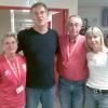 Avec le champion olympique Michel Bensoussan et Colette